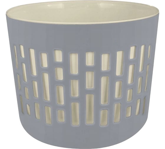 Изображение товара Горшок для цветов Plast Team Берген, 2.9 л, серый шторм 282943