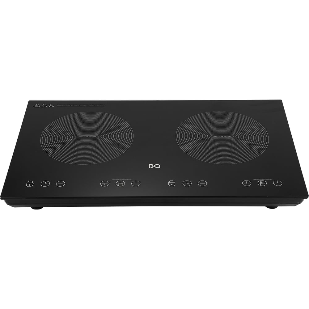 Изображение товара Плита индукционная BQ HP105W Черный с 2 конфорками 3500 Вт