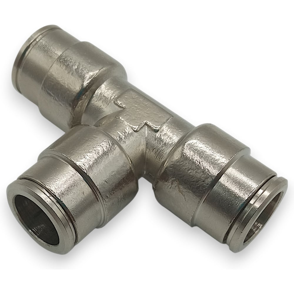 Изображение товара Фитинг-тройник Контактная Механика 12 мм никелированная латунь Т-образный Изображение товара Фитинг-тройник Контактная Механика 12 мм никелированная латунь Т-образный