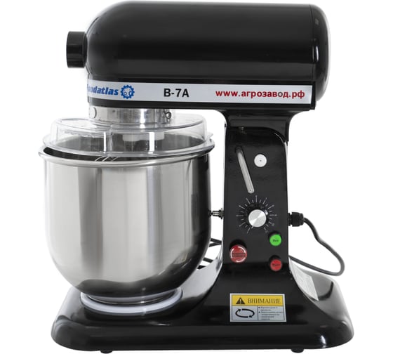 Изображение товара Миксер планетарный Foodatlas B-7A Eco, черный ЦБ000002543