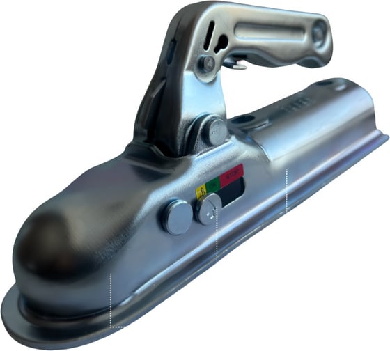 Изображение товара Усиленное сцепное замковое устройство ABCTRAILER до 1400 кг R50 мм / сцепная головка прицепа MRR50-14