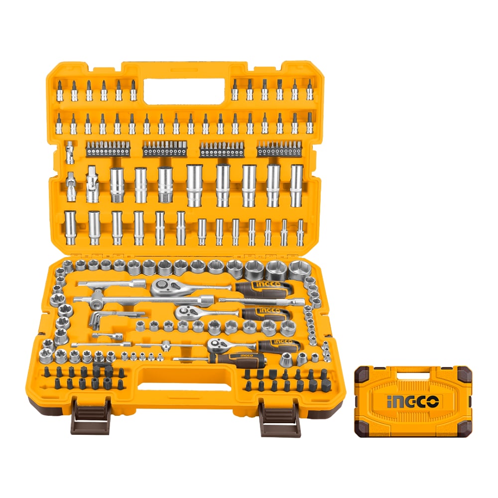Изображение товара Набор головок с трещоткой INGCO 201 шт INDUSTRIAL,, набор HKTS082016