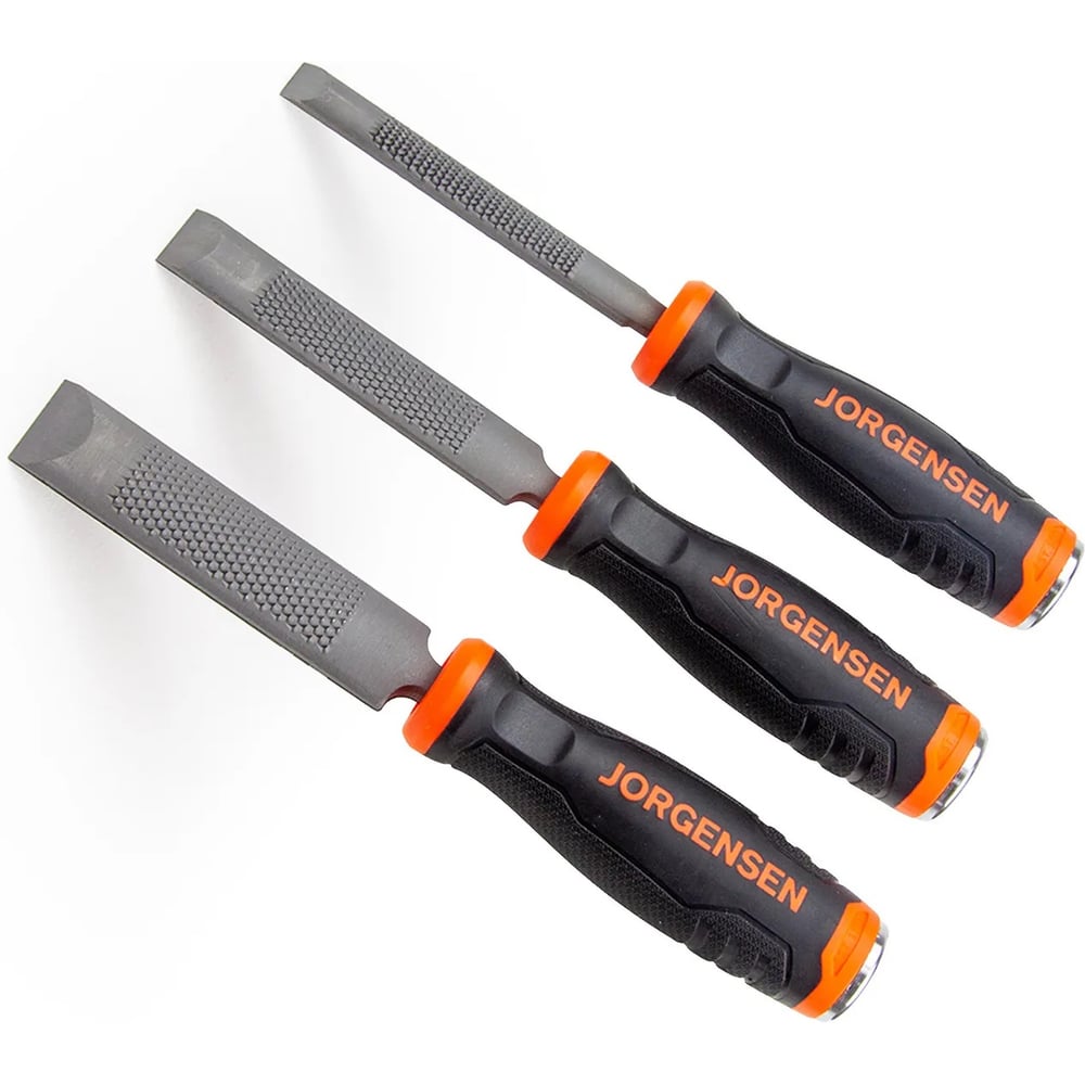 Изображение товара Набор стамесок по дереву Pony Jorgensen (с рашпилем) (3шт- 12мм, 19мм, 25мм), 70580