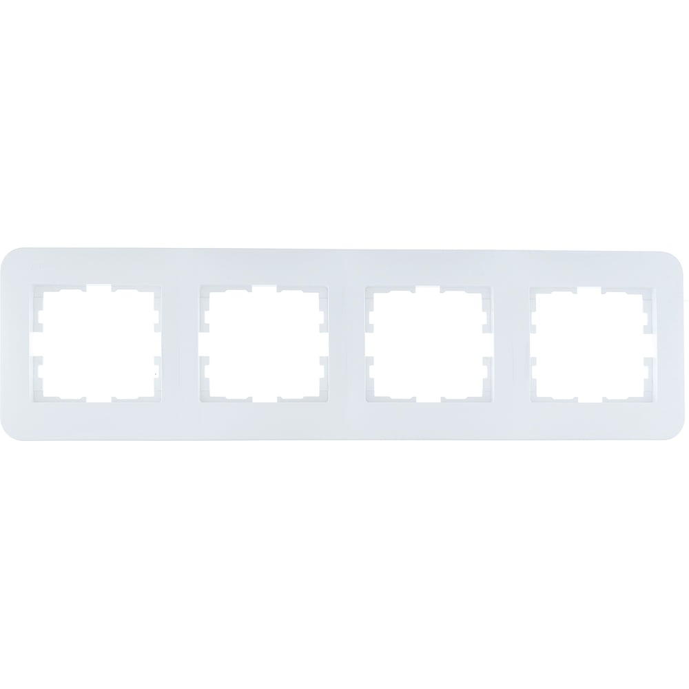 Изображение товара Рамка Lezard ASTI 4-ая горизонтальная, без вставки, белая 7081-0200-149 Изображение товара Рамка Lezard ASTI 4-ая горизонтальная, без вставки, белая 7081-0200-149