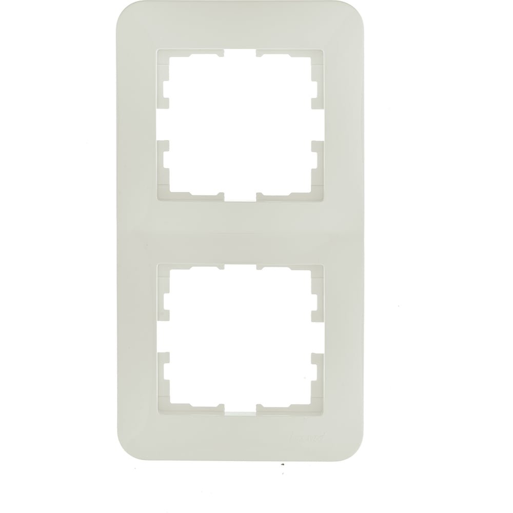 Изображение товара Рамка Lezard ASTI 2-ая вертикальная, без вставки, крем 7081-0300-152 Изображение товара Рамка Lezard ASTI 2-ая вертикальная, без вставки, крем 7081-0300-152