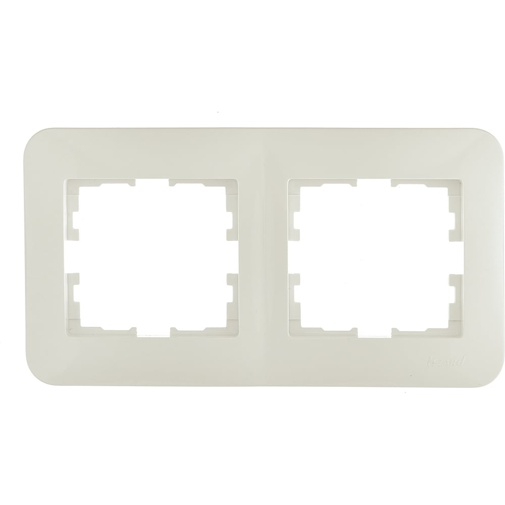 Изображение товара Рамка Lezard ASTI 2-ая горизонтальная, без вставки, крем 7081-0300-147 Изображение товара Рамка Lezard ASTI 2-ая горизонтальная, без вставки, крем 7081-0300-147