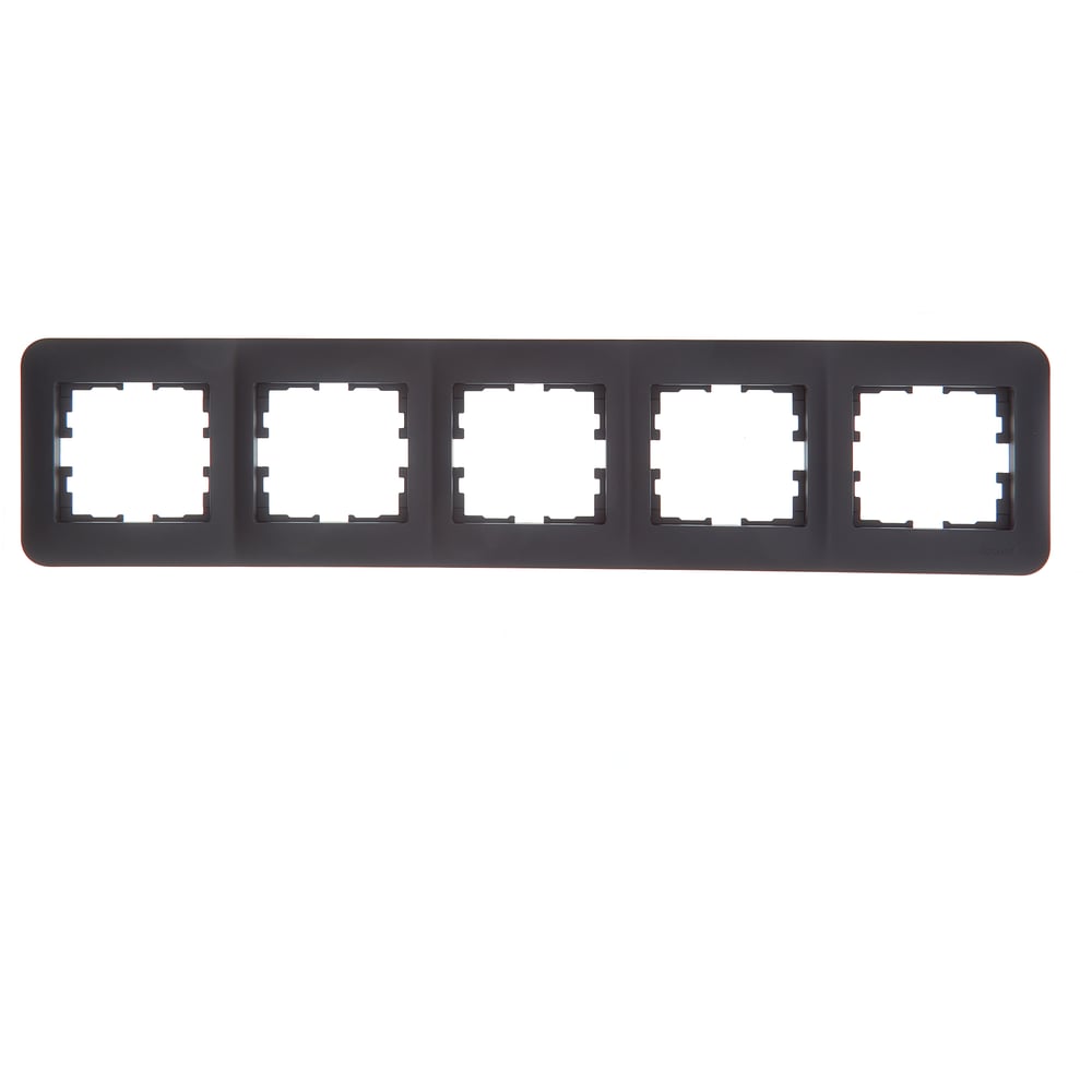 Изображение товара Рамка Lezard ASTI 5-ая горизонтальная без вставки черный бархат