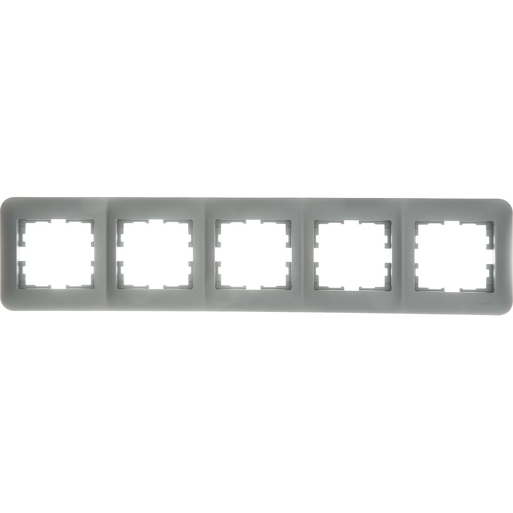 Изображение товара Рамка Lezard ASTI 5-ая горизонтальная без вставки платина Изображение товара Рамка Lezard ASTI 5-ая горизонтальная без вставки платина