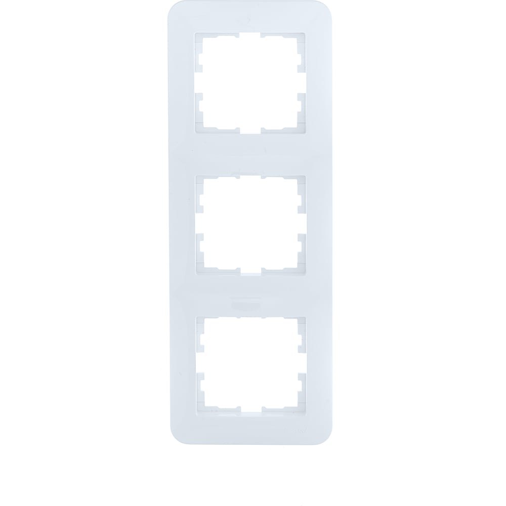 Изображение товара Рамка Lezard ASTI 3-ая вертикальная, без вставки, белая 7081-0200-153 Изображение товара Рамка Lezard ASTI 3-ая вертикальная, без вставки, белая 7081-0200-153