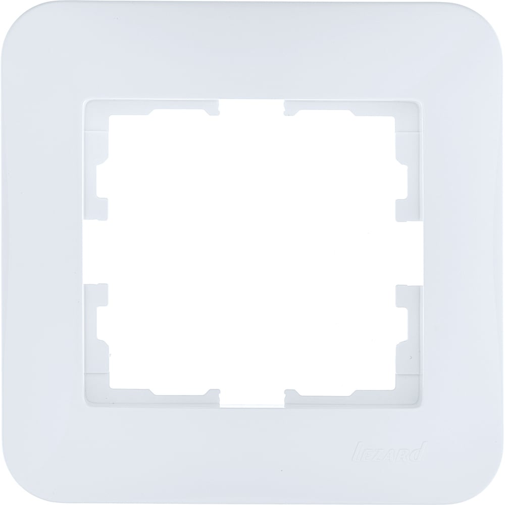 Изображение товара Рамка Lezard ASTI 1-ая горизонтальная, без вставки, белая 7081-0200-146 Изображение товара Рамка Lezard ASTI 1-ая горизонтальная, без вставки, белая 7081-0200-146