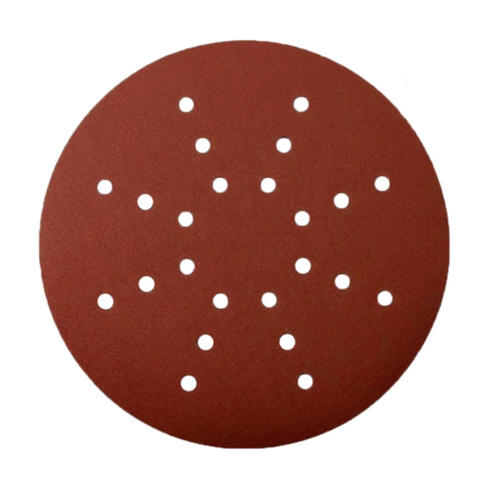 Изображение товара Набор круглых шлифовальных дисков Vitatools 225 мм, P100, 20 шт, 24 отв. R-225-P100-20-24