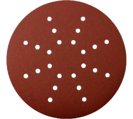 Изображение товара Набор круглых шлифовальных дисков Vitatools 225 мм, P150, 20 шт, 24 отв. R-225-P150-20-24