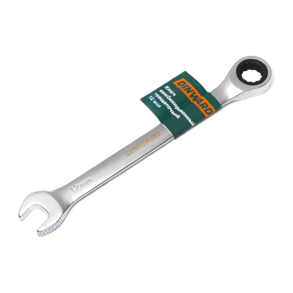 Изображение товара Ключ-трещоточный DINWARD 12 746088v, CrV, 170 мм