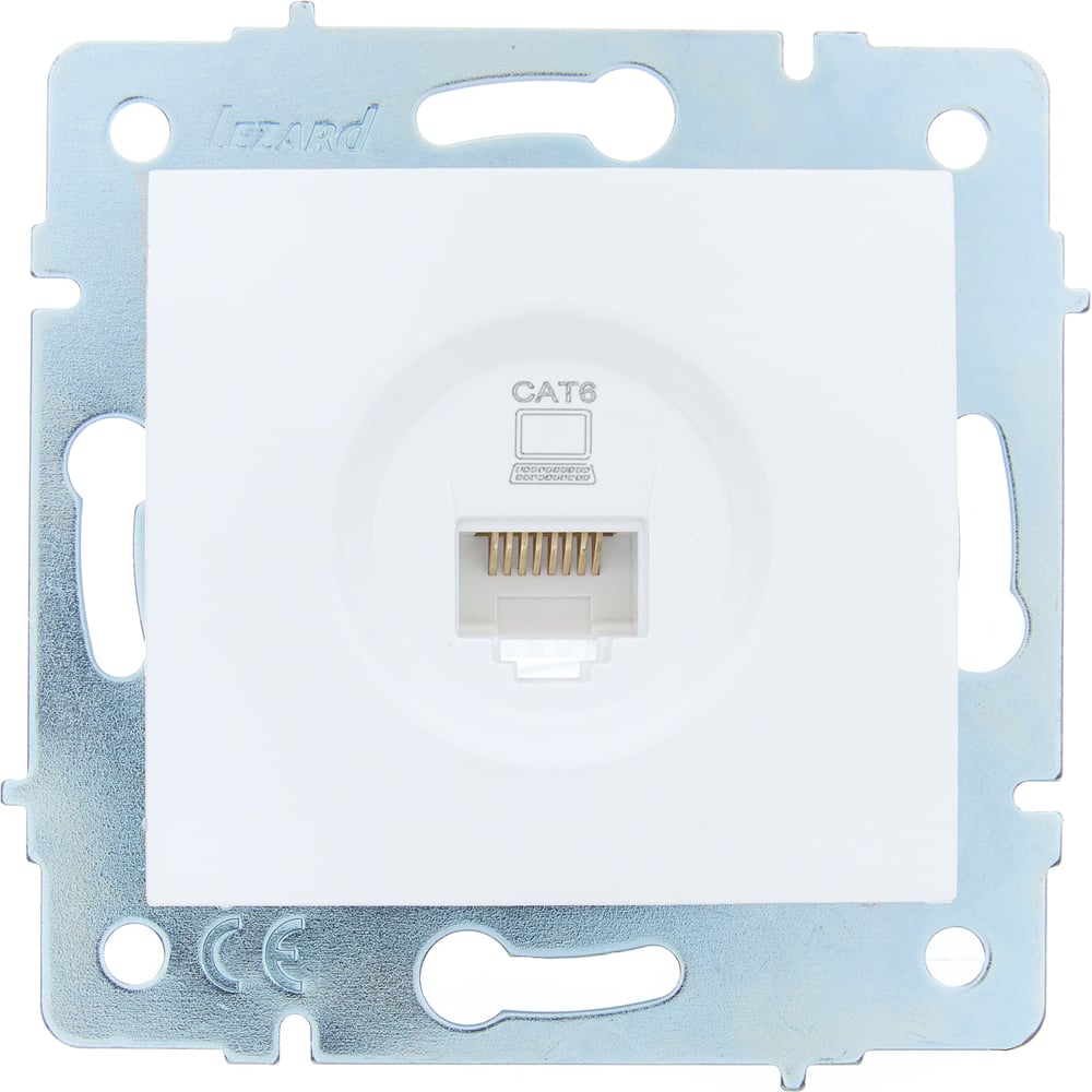 Изображение товара Механизм розетки компьютерной Lezard ASTI белая механизм Сat 6 7081-0288-140 Изображение товара Механизм розетки компьютерной Lezard ASTI белая механизм Сat 6 7081-0288-140