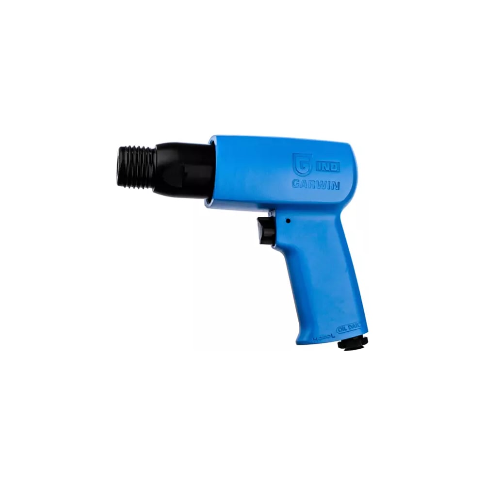 Изображение товара Молоток пневматический с 5-ю зубилами Garwin 185 мм Энергия удара 7,2 Дж, HEX (H10) 804030-57-4000H Изображение товара Молоток пневматический с 5-ю зубилами Garwin 185 мм Энергия удара 7,2 Дж, HEX (H10) 804030-57-4000H