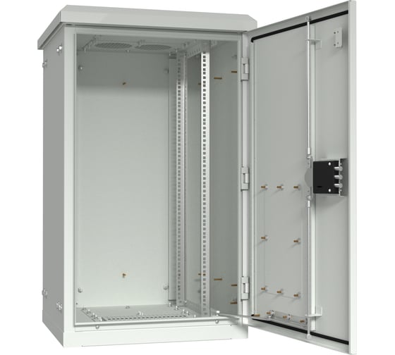 Изображение товара Антивандальный уличный шкаф без системы климат-контроля АМАДОН Ш630хВ1000хГ600 ШМА300.А-63.18U.60-ST