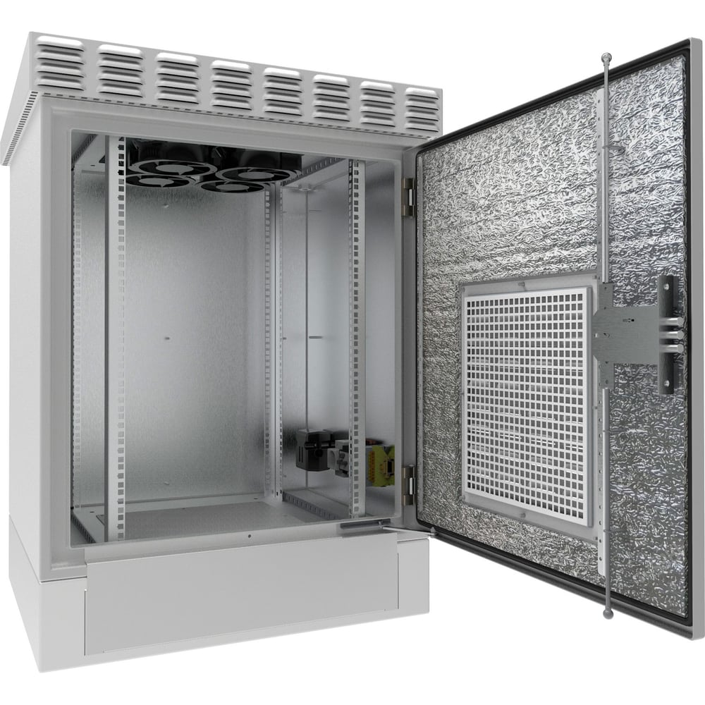 Изображение товара Шкаф антивандальный уличный АМАДОН ТША336.А-75.12U.80-ST с обогревом