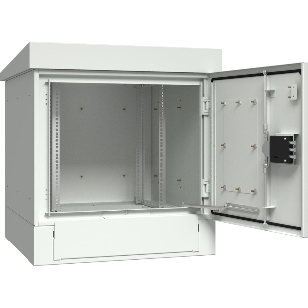 Изображение товара Антивандальный уличный термошкаф АМАДОН без системы климат-контроля. Габариты, мм: Ш750хВ600хГ800. ШМА300.А-75.12U.80-ST