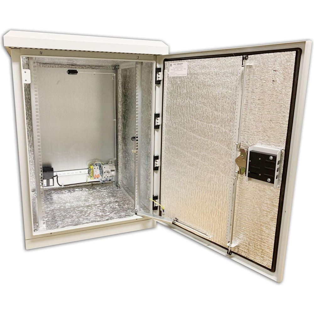 Изображение товара Уличный антивандальный шкаф АМАДОН 12U ТША310.А-63.12U.60-ST с обогревом