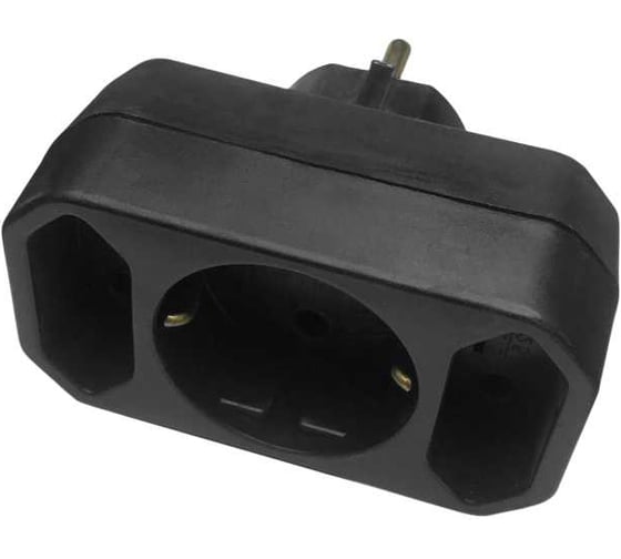 Изображение товара Тройник ООО "ОПТИКОМ ЭЛЕКТРИК" черный 1776.0500.2