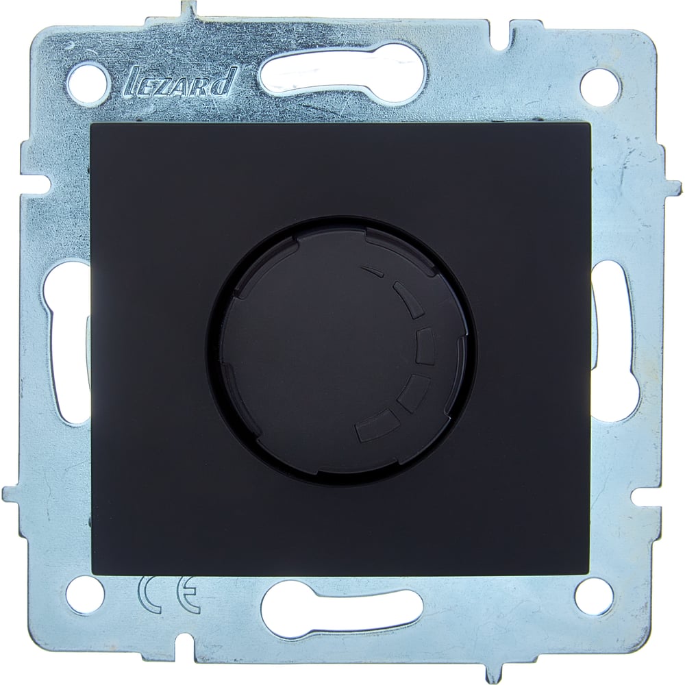 Изображение товара Механизм диммера Lezard ASTI 1000W чёрный бархат 7081-4288-157
