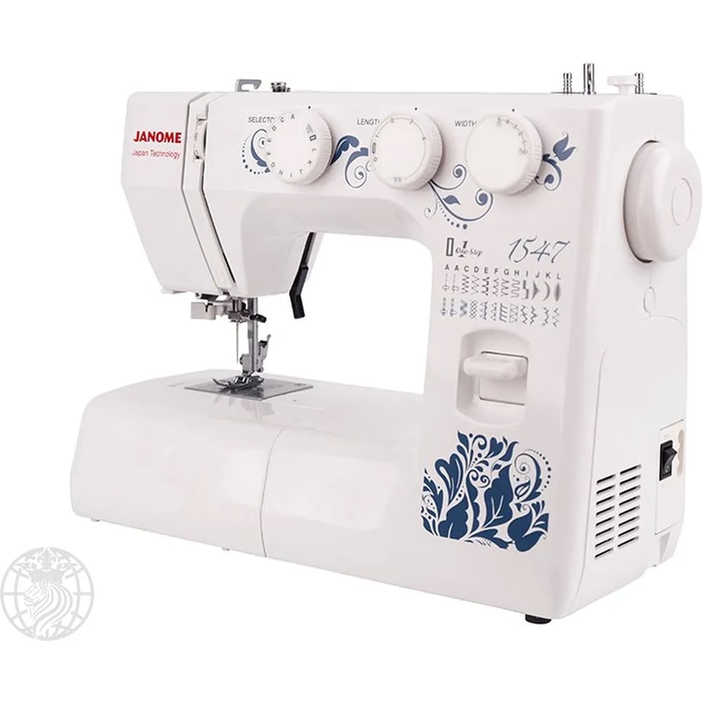 Изображение товара [Швейная машина] Janome 1547 Интеллектуальная электромеханика, 25 операций, подсветка