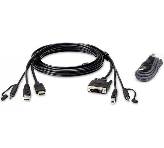 Изображение товара Комплект кабелей ATEN USB, HDMI-DVI-D для защищенного KVM-переключателя (1.8м) 2L-7D02DHX2