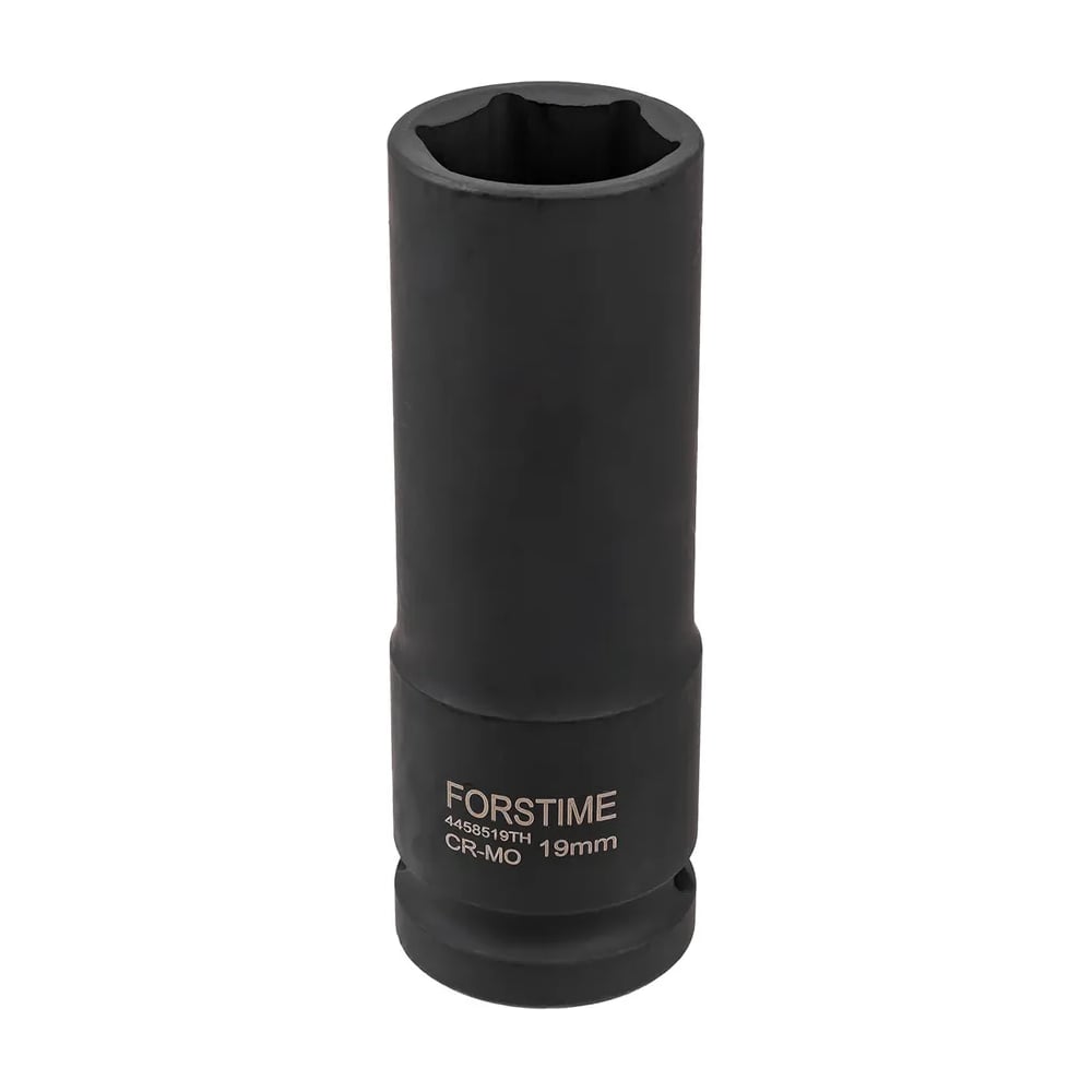 Изображение товара Головка ударная FORSTIME 19 мм 1/2 дюйма глубокотонкостенная