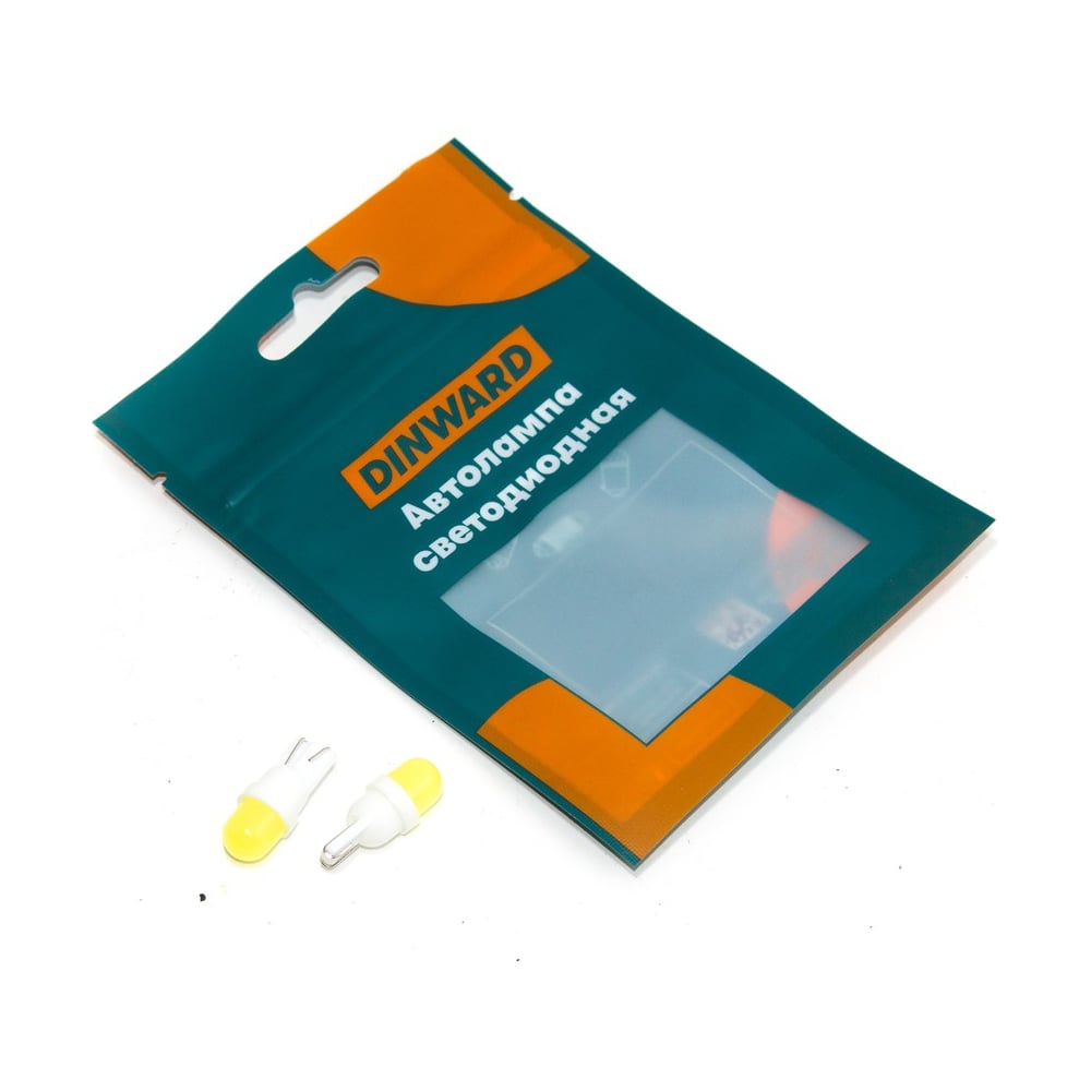 Изображение товара Лампа светодиод DINWARD 12-5 б/ц (габарит) W2.1X9.5d белая 30SMD, 2 шт 746311v