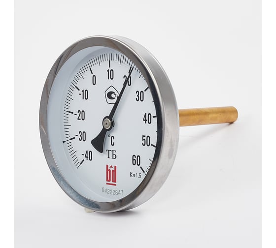 Изображение товара Биметаллический термометр BD ТБ 100Т/64 (-40-60 °C), G 1/2, 1,5 рос, 532129627