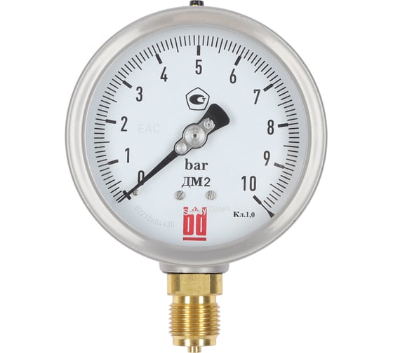 Изображение товара Манометр BD ДМ 2 100 Р (0-60) бар, класс 1,0, G1/2 12511115392712