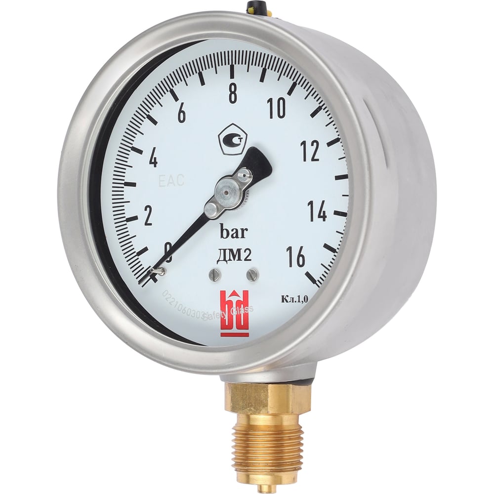 Изображение товара Манометр BD ДМ 2 100 Р (0-16) кгс/см2, класс 1,0, G1/2 125111152837
