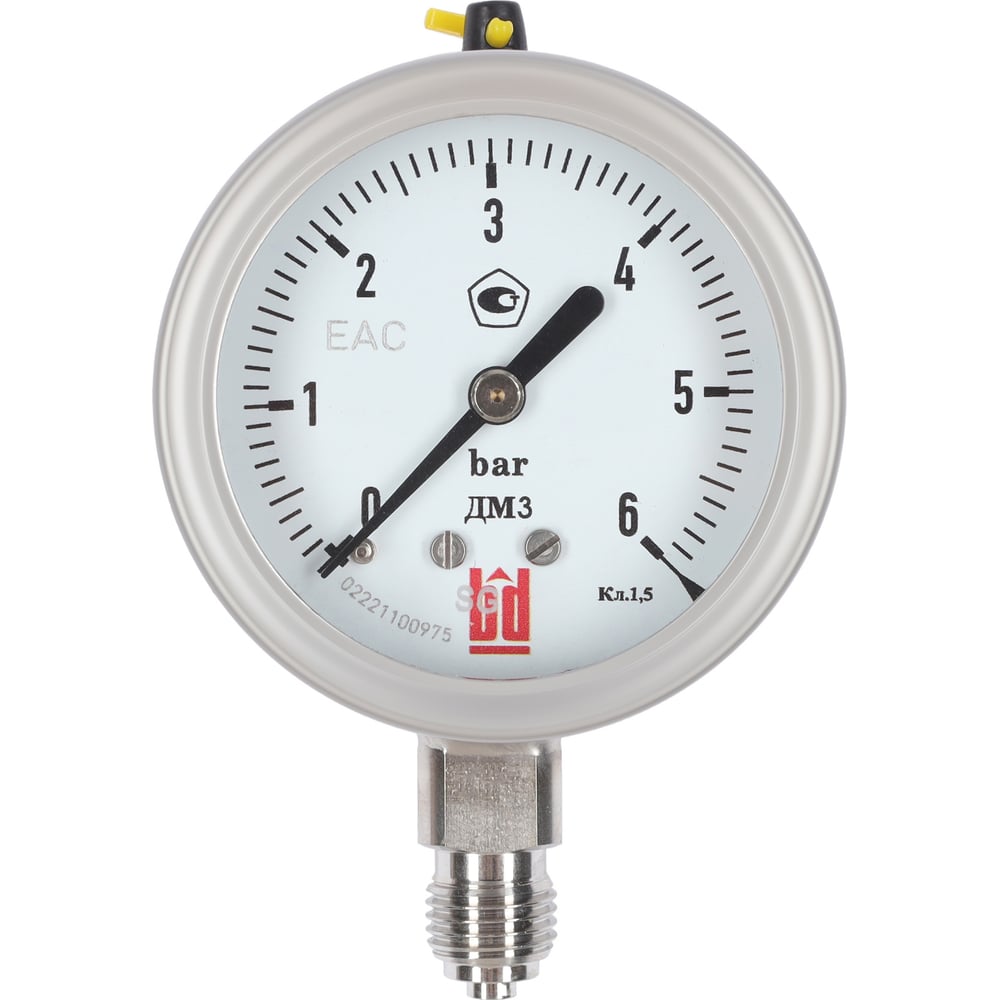 Изображение товара Манометр BD ДМ 3 063 Р (0-1,6) бар, класс 1,5, 1/4NPT DIN CASE 133121262525