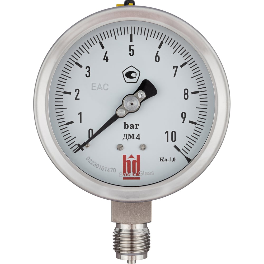 Изображение товара Манометр BD ДМ 4 100 Р (-1-5) кгс/см2, класс 1,0, М20х1,5 145122251539