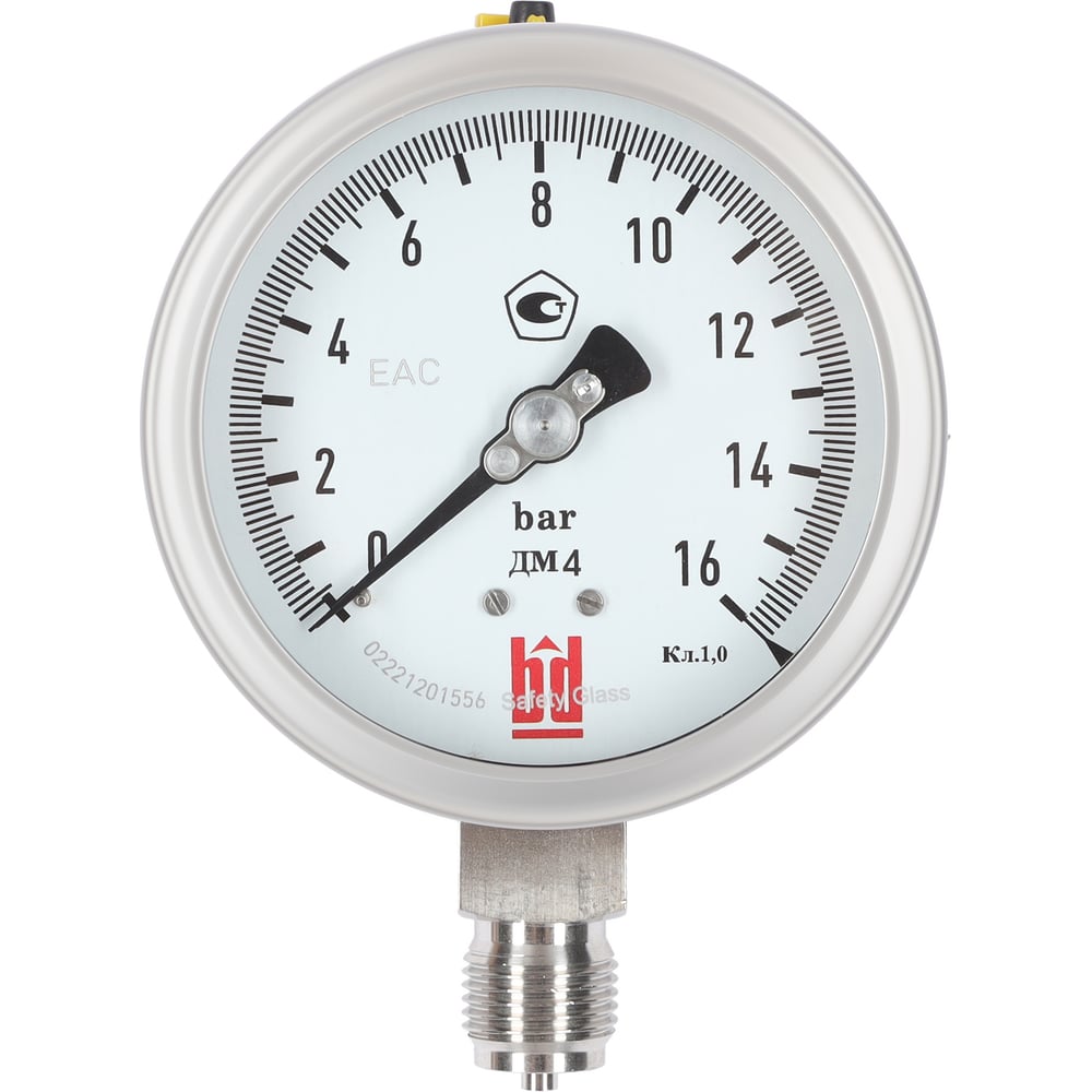 Изображение товара Манометр BD ДМ 4 100 Р (0-600) бар, класс 1,0, G1/2 145122254027