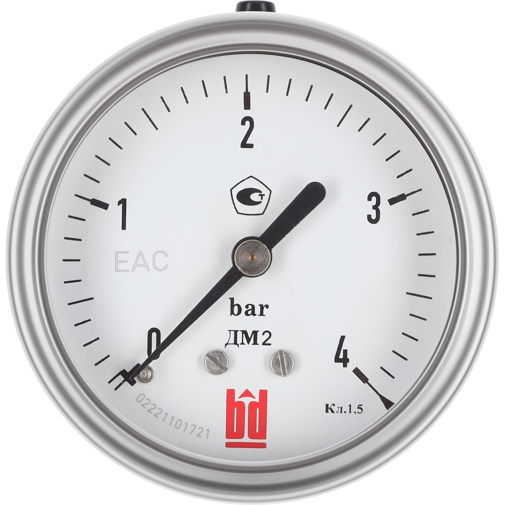 Манометр BD ДМ 2 100 ТЭ (0-16) бар, класс 1,0, G1/2 125311152827