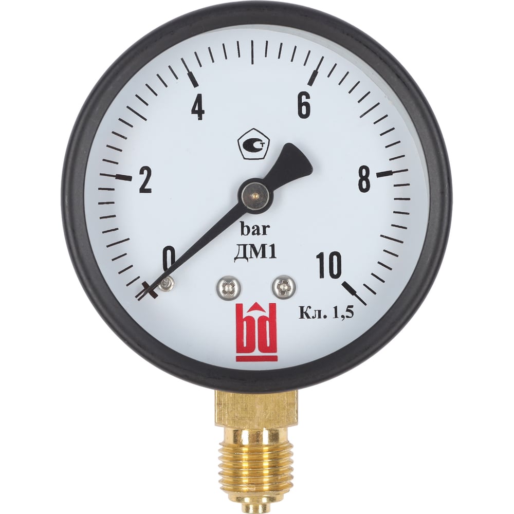 Изображение товара Манометр BD ДМ 1 Т2 100 Р (-1-0) МПа, класс 1,5, M20x1,5 11511116241934Т2