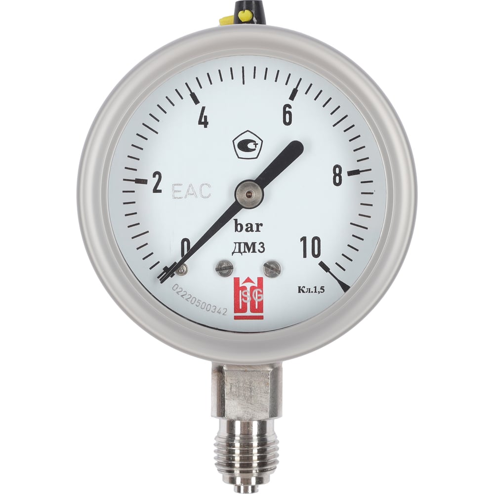Изображение товара Манометр BD ДМ 3 063 Р (0-1,6) бар, класс 1,5, G1/4 DIN CASE 1331212615255