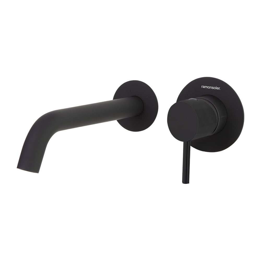 Изображение товара Встраиваемый смеситель для раковины Ramon Soler 19 см ODISEA черный 392101NM