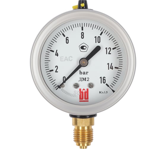 Изображение товара Манометр BD ДМ 2 100 Р (0-250) кПа, кл.1,0, G3/8 125111153250
