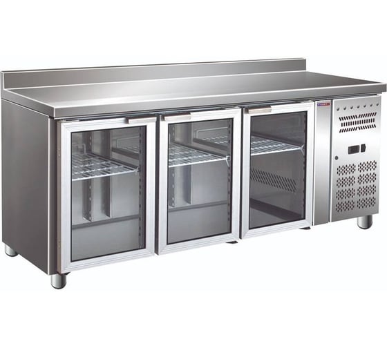 Изображение товара Стол холодильный COOLEQ GN3200TNG БОРТИК СТЕКЛЯННАЯ ДВЕРЬ C2682
