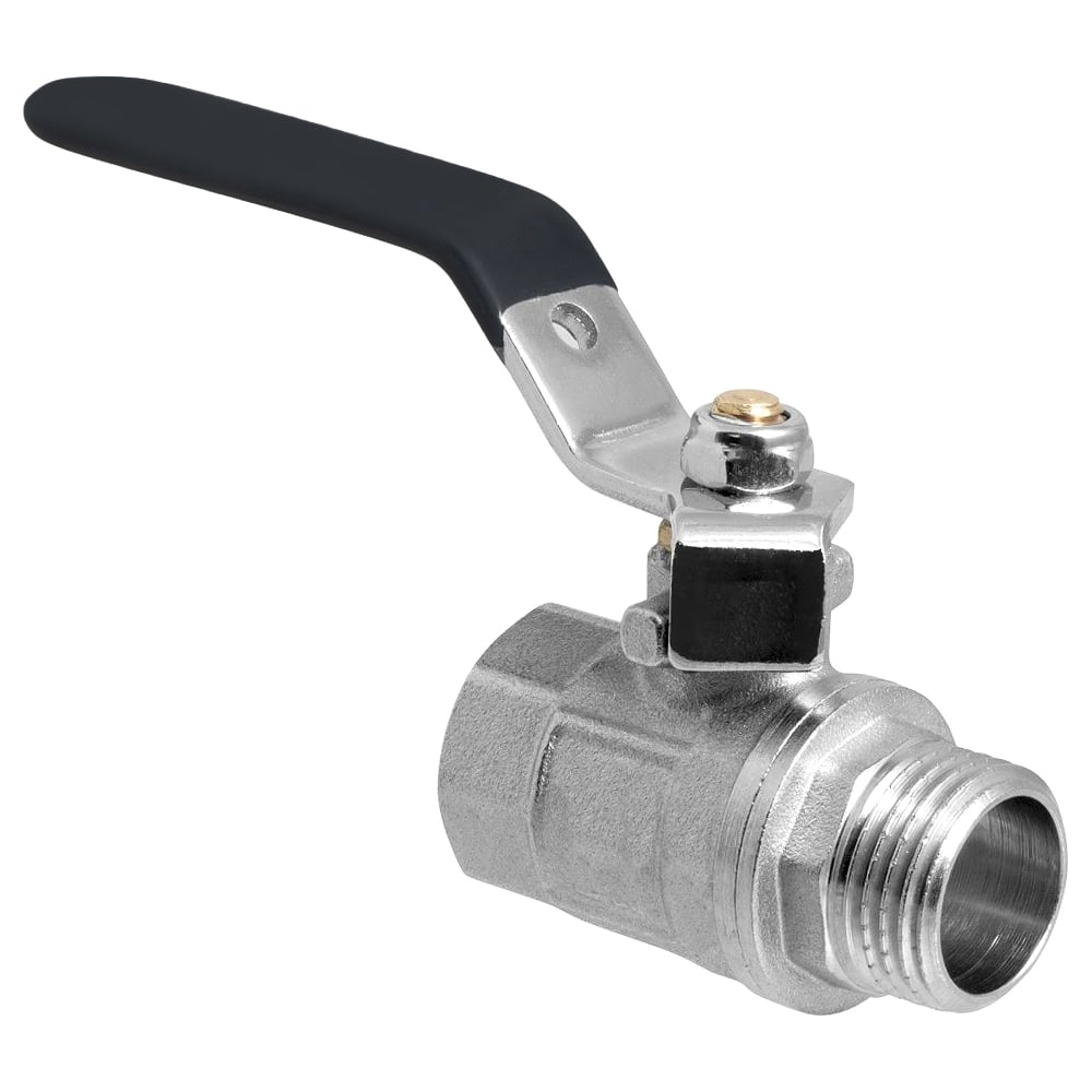 Изображение товара Кран шаровой RTP ГОСТ 3/4'' латунный внутренняя/наружная резьба PN 40, ручка рычаг, 49319 Изображение товара Кран шаровой RTP ГОСТ 3/4'' латунный внутренняя/наружная резьба PN 40, ручка рычаг, 49319