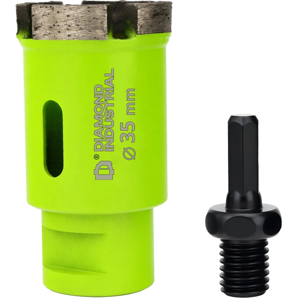 Изображение товара Коронка по керамограниту Diamond Industrial 35 мм/М14 сегментная DIDKSG35M14