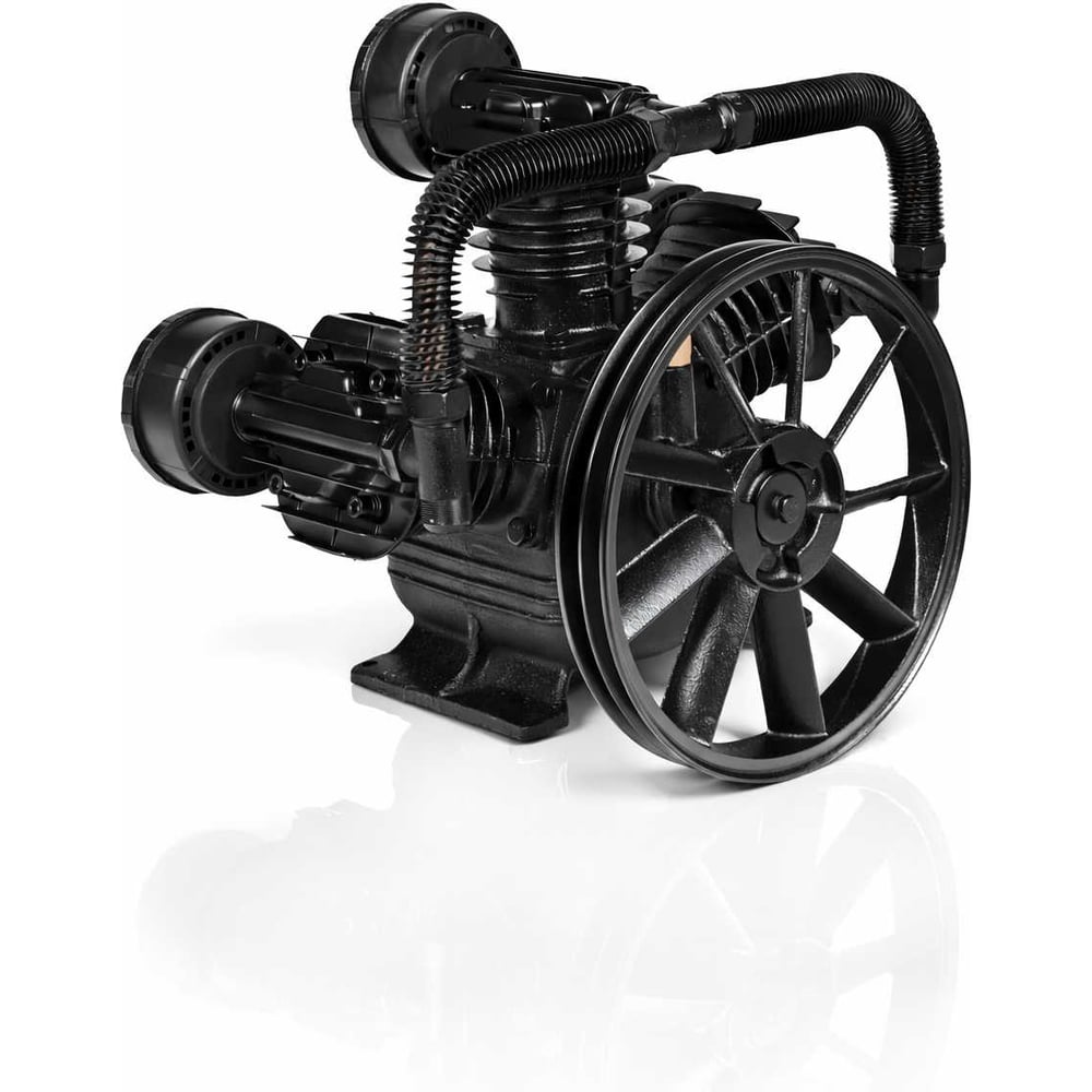 Изображение товара Компрессор PROKRESSPOWER W-3090 Поршневой блок 3 цилиндра, ременной привод, масляный, 5.5 кВт