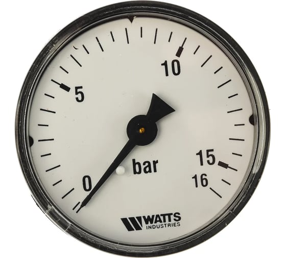 Изображение товара Манометр Watts горизонтальный 50-1/8-16bar F+R100 (MAL) PBFR2216BA00 10004917