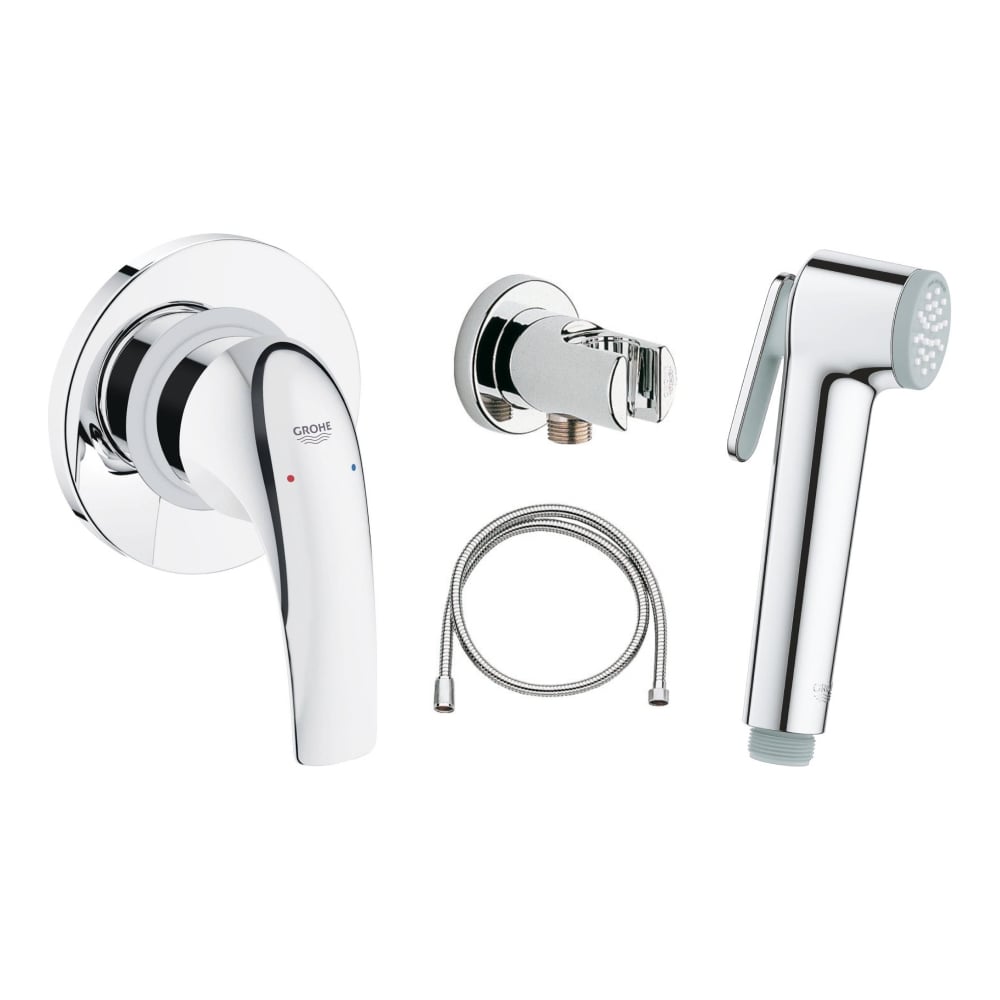 Изображение товара Набор для гигиенического душа GROHE BauCurve, хром 129185