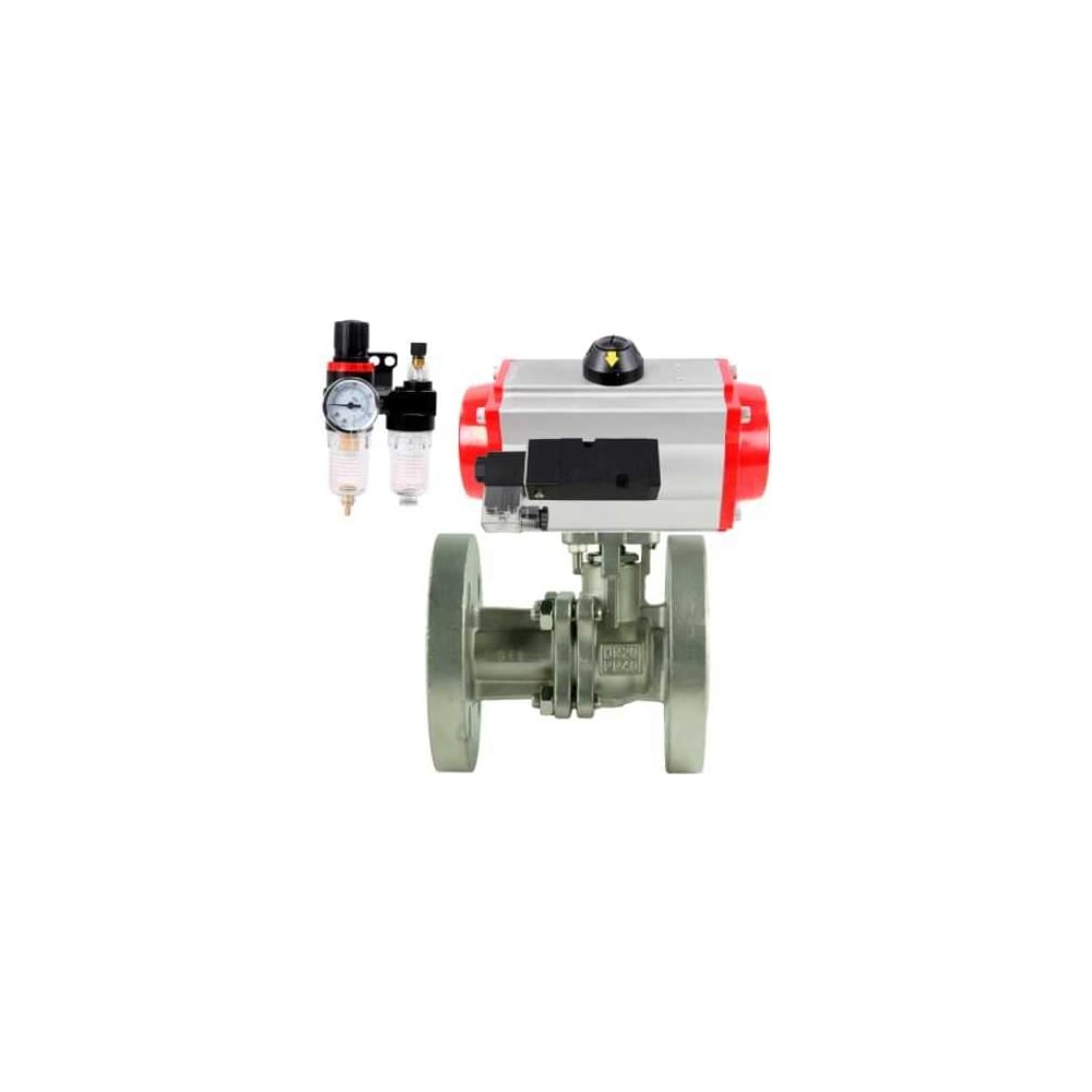 Изображение товара Кран шаровой PN16 фланцевый нержавеющая сталь DN125 Ду125