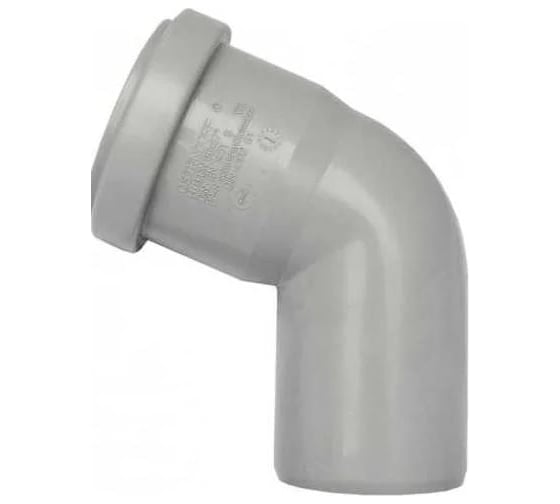 Изображение товара Отвод ViEiR ПВХ 5шт Ф50?67 для среднего углового поворота канализации ARN2267 05072