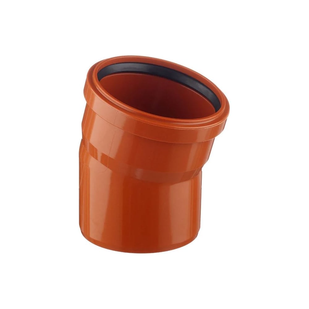 Изображение товара Отвод ViEiR ПВХ рыжий канализационный Ф110х15 для наружной канализации ARN2222 05150