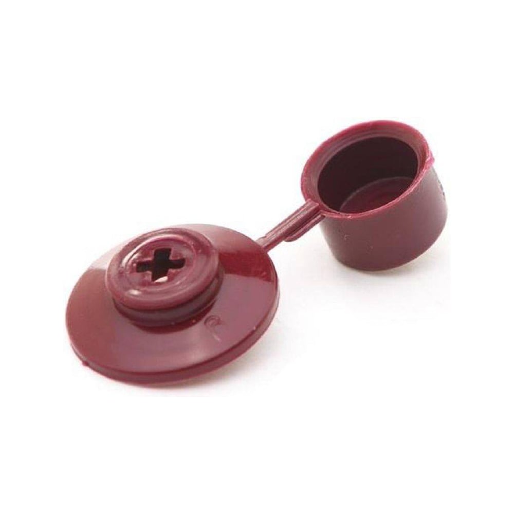 Изображение товара Шайба кровельная с колпачком Росдюбель (бордо) (250 шт) арт. 16-0530